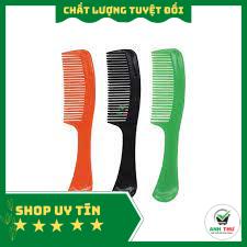 LƯỢC NHỰA CHẢI TÓC CẦM TAY NHIỀU MÀU CHẤT LƯỢNG CAO CÓ LỖ TREO TIỆN DỤNG KÍCH THƯỚC 22*5CM - COMBO 3 CÁI