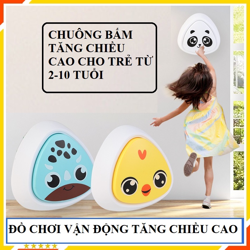 Chuông bấm tăng chiều cao freeship bộ đếm nhảy cao – đồ chơi vận động cho trẻ từ 2 - 10 tuổi