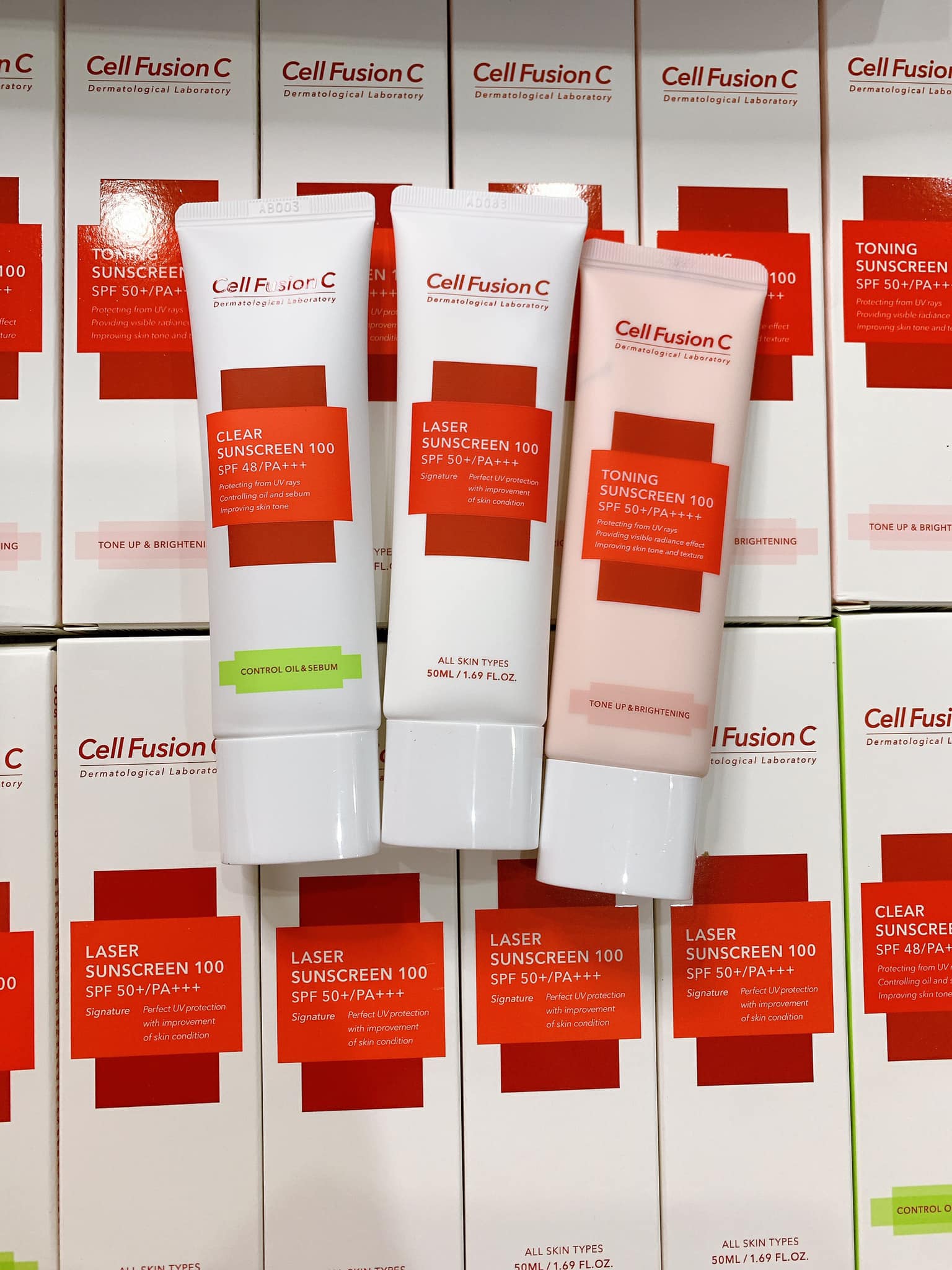 Kem Chống Nắng Cell Fushion C Suncream Đủ Màu