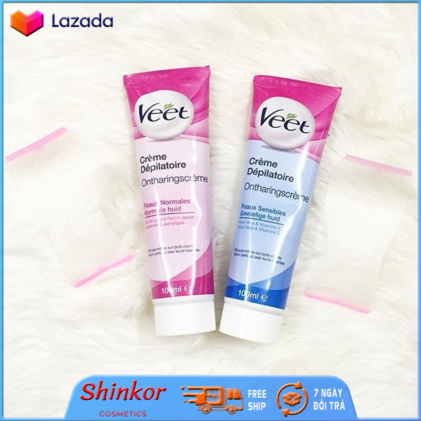 Kem Tẩy Lông Veet Shinkor 100ml Pháp Tẩy Lông An Toàn