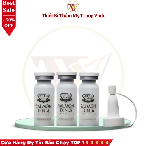 Tế bào gốc cá hồi super skin salmon dna ampoule có bán lẻ