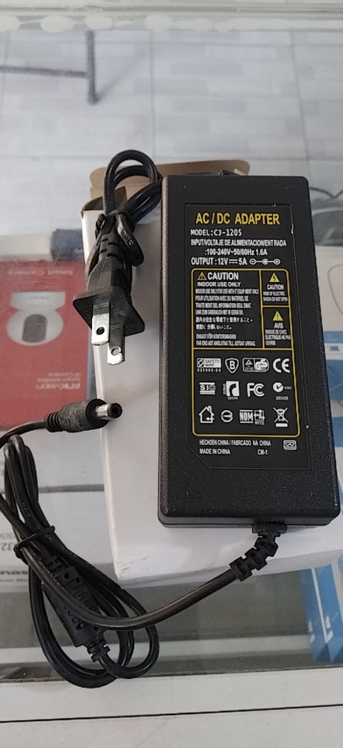 Adapter nguồn loa kéo 12v-5a có led báo