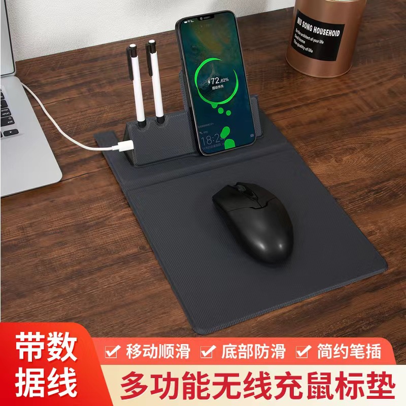 Mới 15W Bộ Sạc Không Dây Nhanh Gấp Giá Đỡ Điện Thoại Di Động Đa Chức Năng