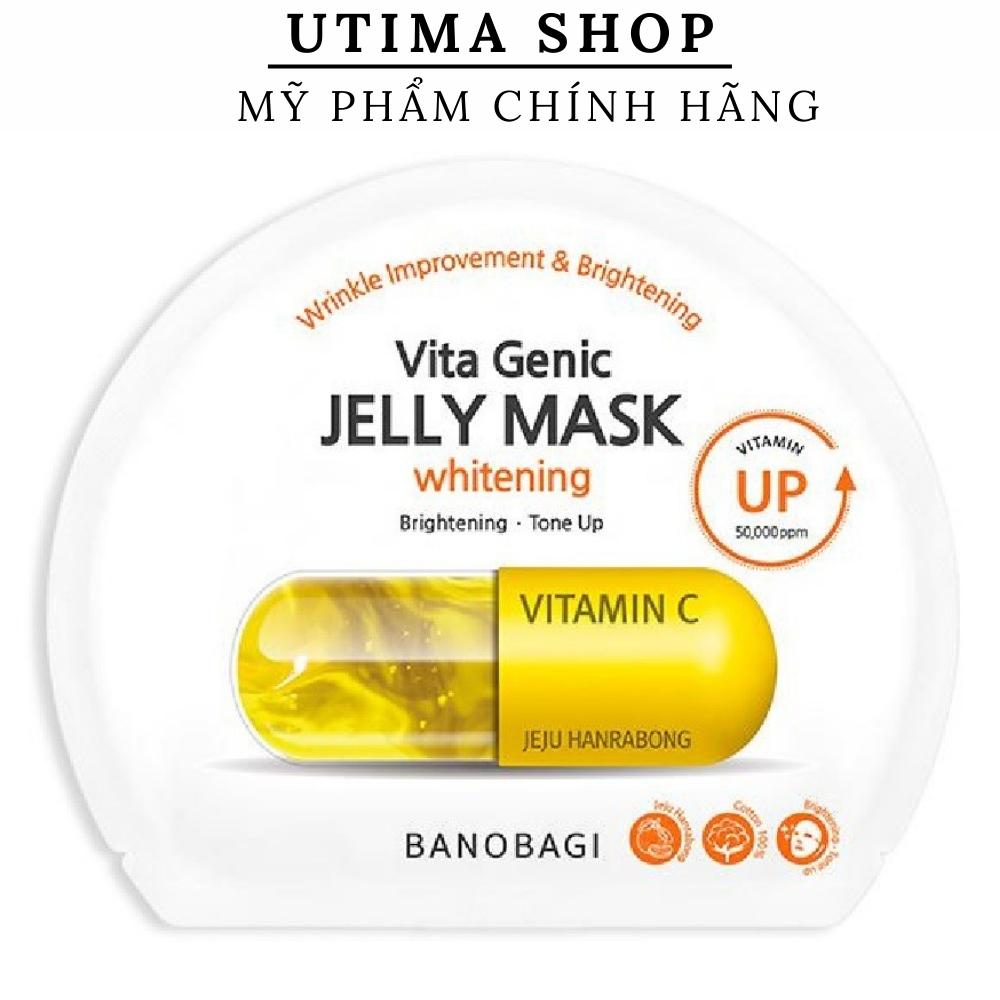 Mặt nạ dưỡng trắng da Banobagi Vita Genic Whitening Jelly Mask (vitamin C) 30ml Utima shop
