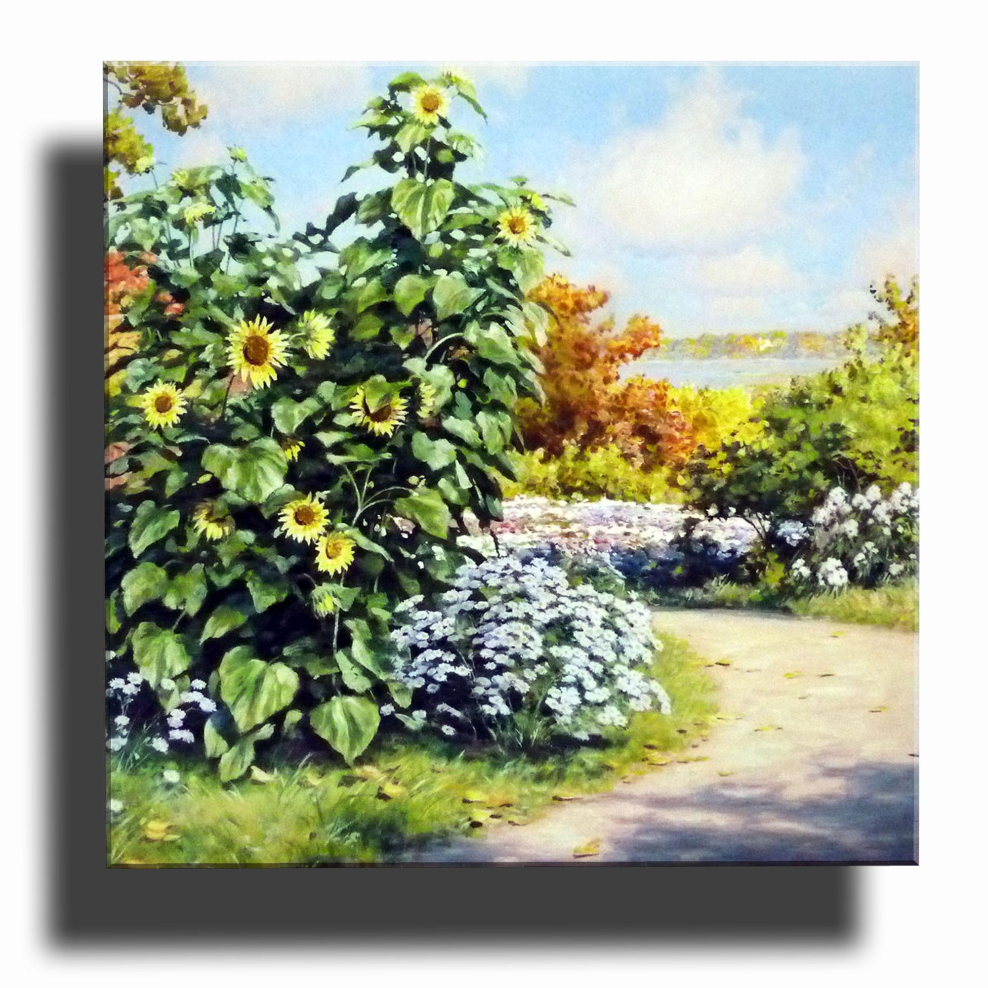 Tranh treo tường - Mùa Hoa Mặt Trời 18 - Tranh Minh Hiền ( KT 40 x 40cm/tấm)