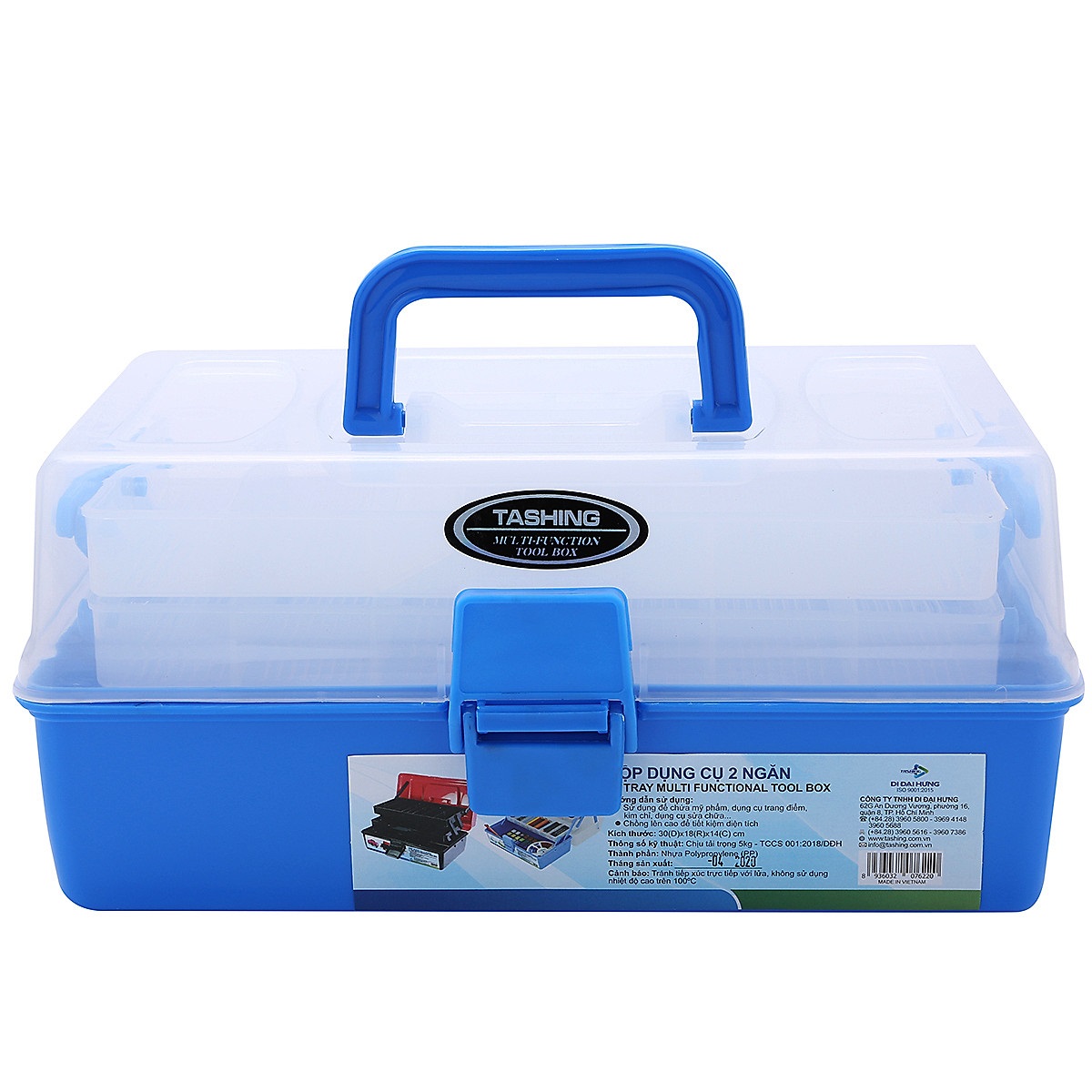 [ĐA NĂNG] hộp nhựa đựng dụng cụ câu cá 2 ngăn kích thước 30x18x14cm, thùng đựng đồ nghề câu cá đa năng đựng mồi câu phao chì lưỡi và phụ kiện câu cá – GIAO MÀU NGẪU NHIÊN