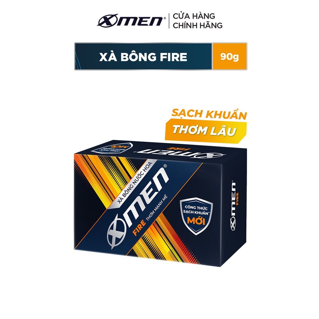 Xà bông x-men fire thơm mạnh mẽ 90g