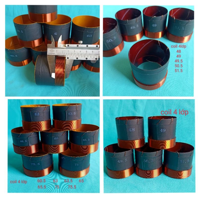 Coil phíp 4 lớp 48 đến 100