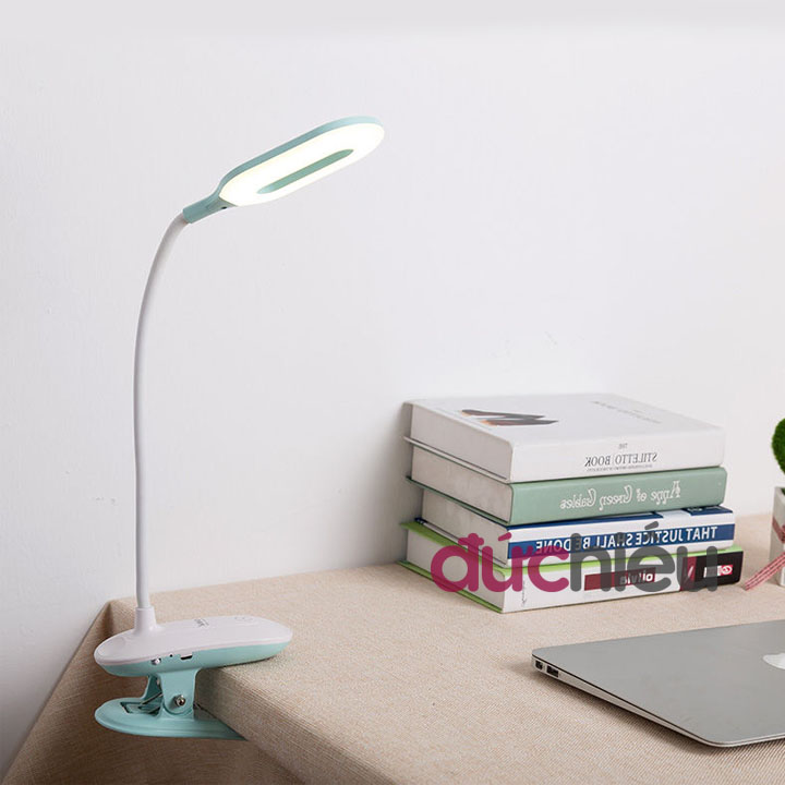 Đèn đọc sách kẹp bàn, volume tăng giảm độ sáng chống cận thị, đèn học để bàn 6716