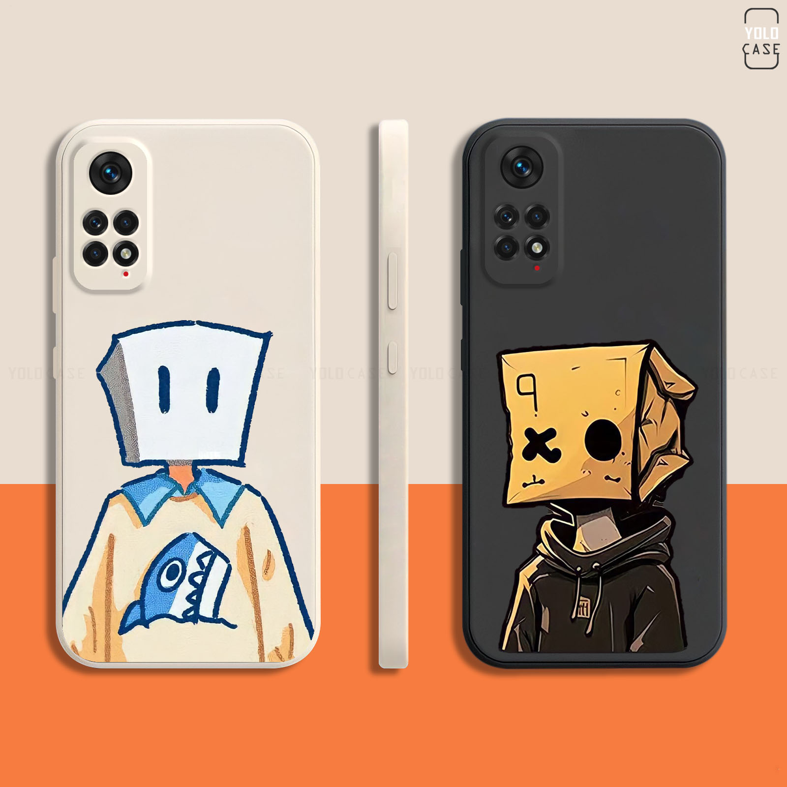 Ốp lưng xiaomi redmi note 11 4g / note 11s 4g in hình bag boy và bag girl
