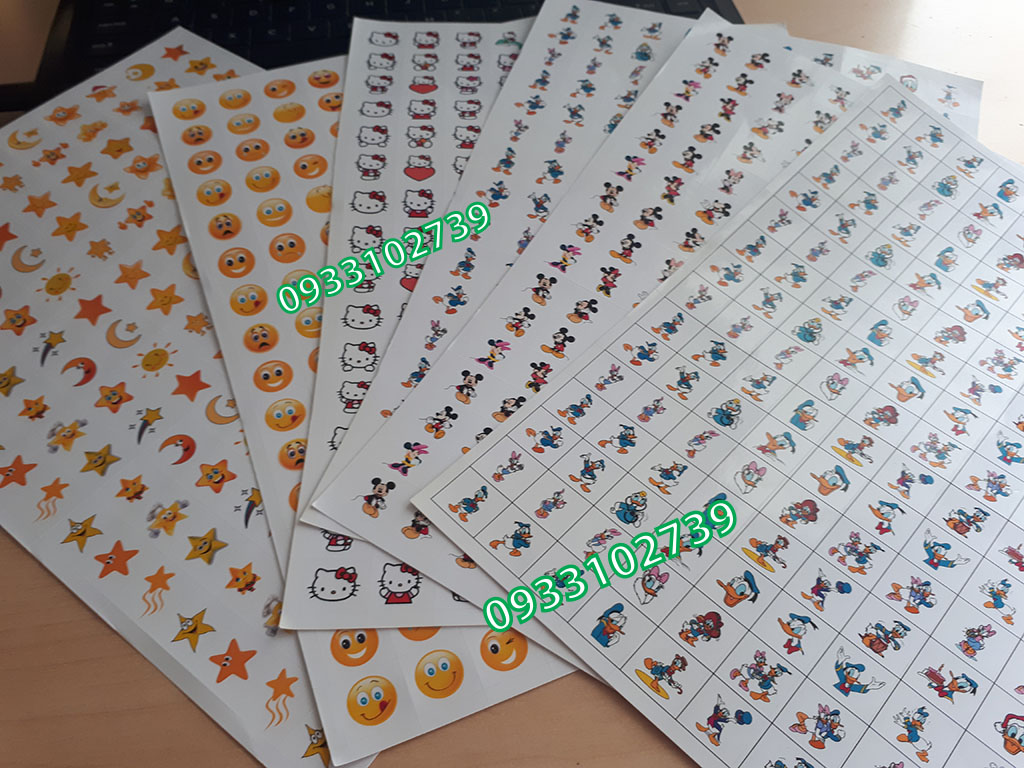 Combo 20 tờ stick khen thưởng nhiều mẫu giá 100k - khổ a4 - 159 stick/ tờ