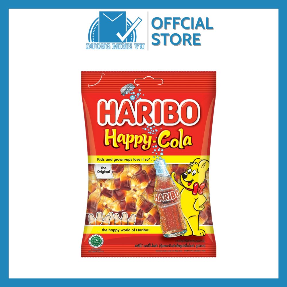 Kẹo dẻo Haribo Happy Cola 160g
