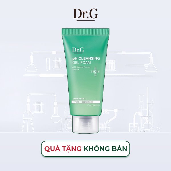 Quà tặng không bán Dr.G Sữa rửa mặt PH Cleansing Gel Foam 30ml