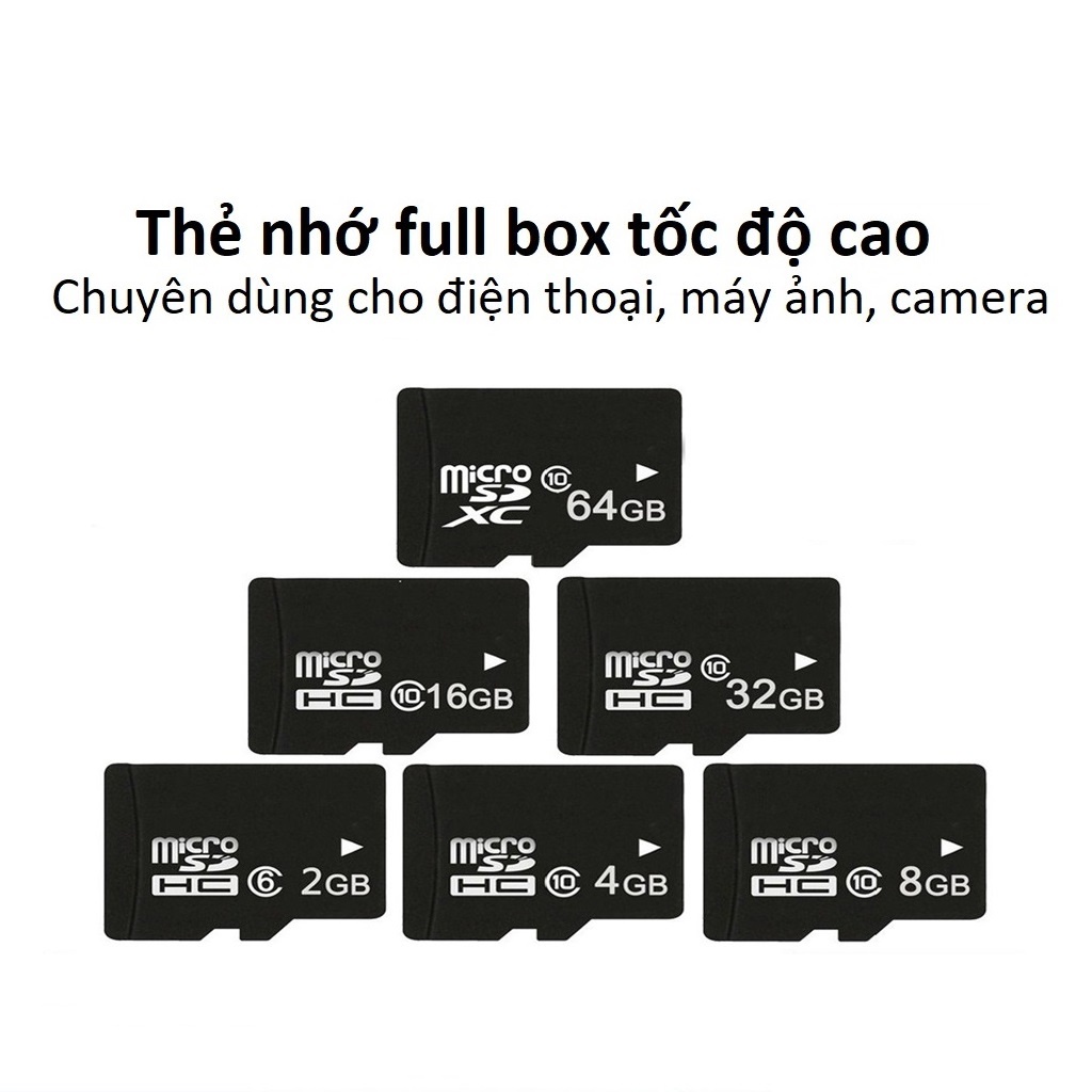 Thẻ nhớ 64gb/32gb/16gb pro u3 class 10 xc new tốc độ cao, dùng cho camera, điện thoại, máy ảnh bảo hành 5 năm 1 đổi 1