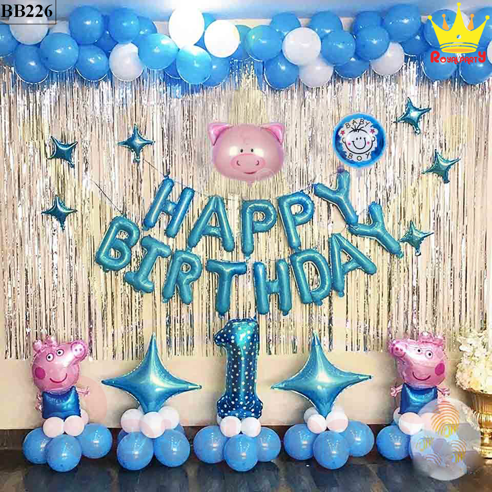 BỘ BÓNG BAY SINH NHẬT BB226 - Phụ Kiện Trang Trí Sinh Nhật Royal Party