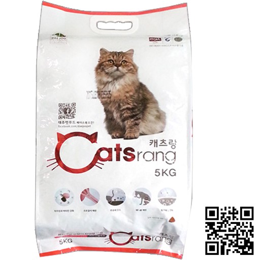Thức ăn hạt khô cho mèo catsrang hàn quốc bao 5kg