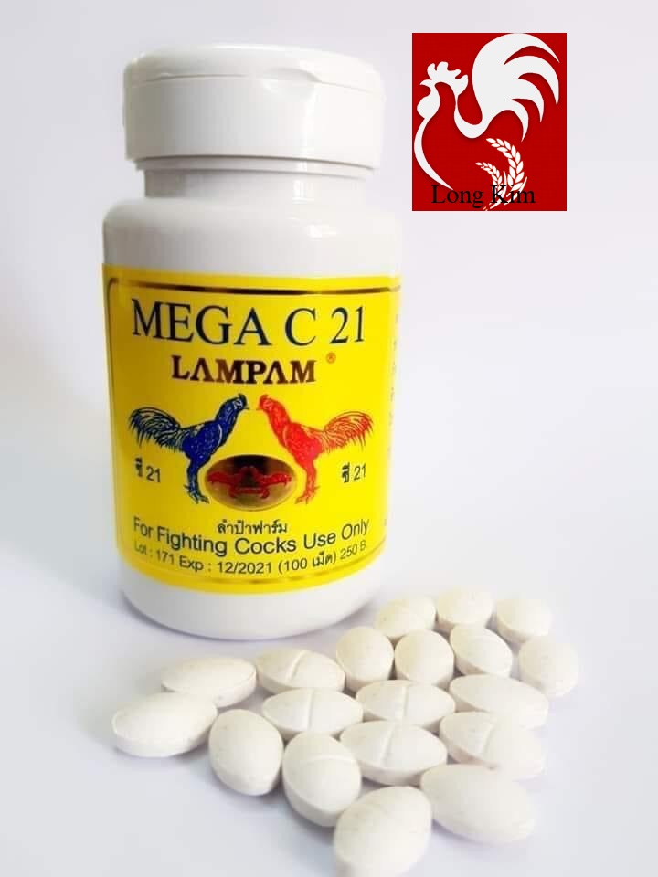 Mega c21 lampam hũ 100 viên tăng bo, tăng cơ, phát triển khung xương cao cấp