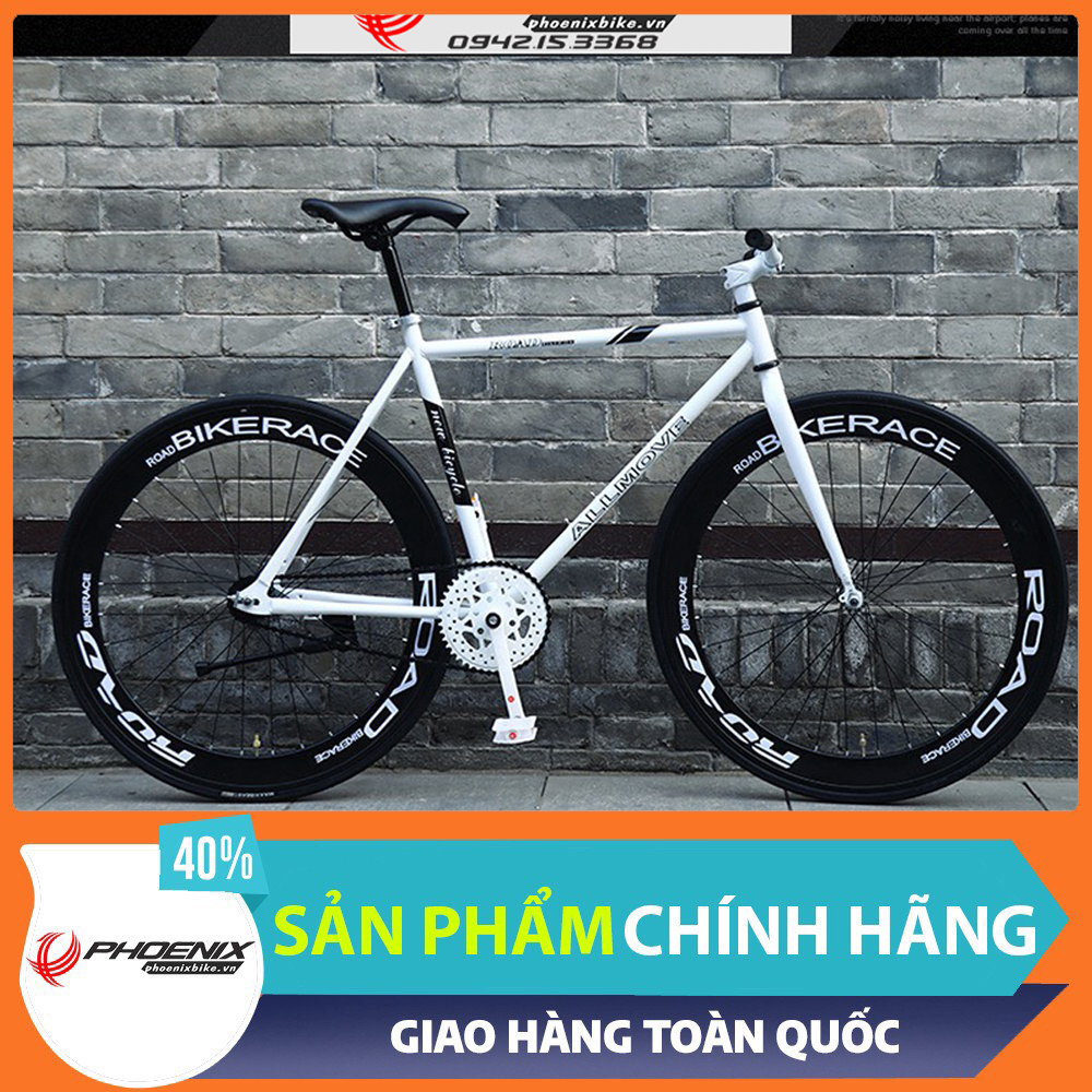 Xe đạp fixed gear eg-01 vành 60 2024 siêu rẻ