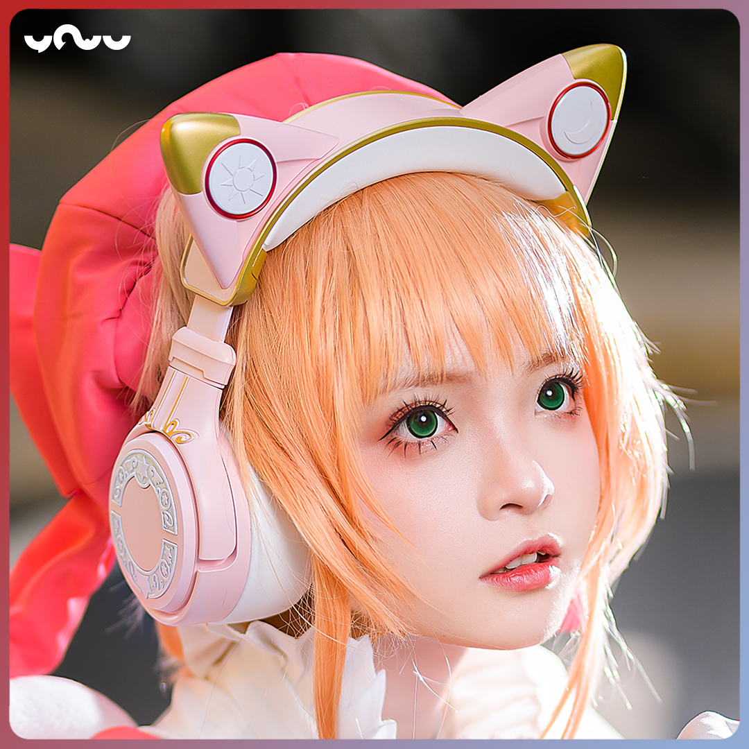 Tai nghe Yowu Catear Cardcaptor Sakura Phiên Bản Giới Hạn Tùy Chỉnh Đặc Biệt Headphones Bluetooth Livestream Gaming