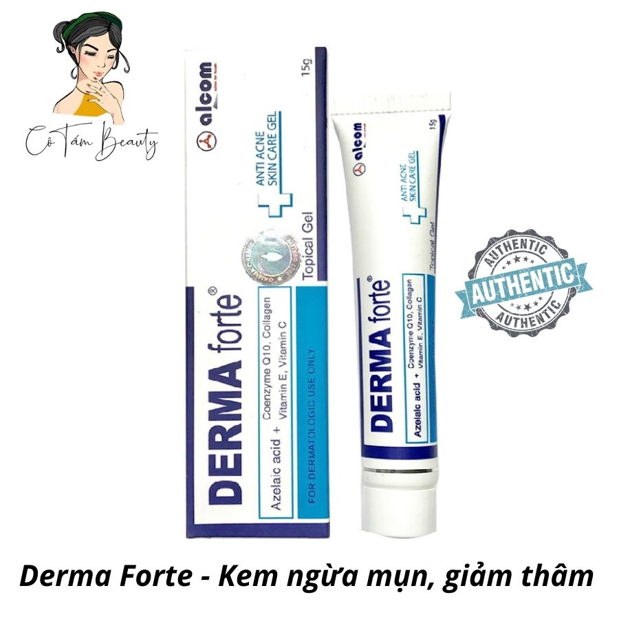 Kem giảm mụn, mờ thâm Derma Forte 15g