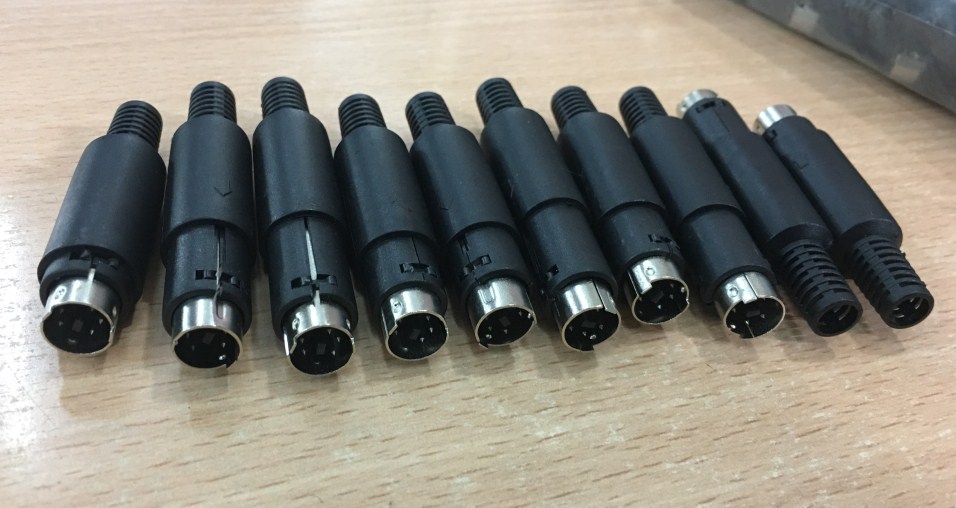 Đầu  Hàn Cáp 8 Pin 7 Pin 6 Pin 5 Pin 4 Pin 3 Pin Mini Din
