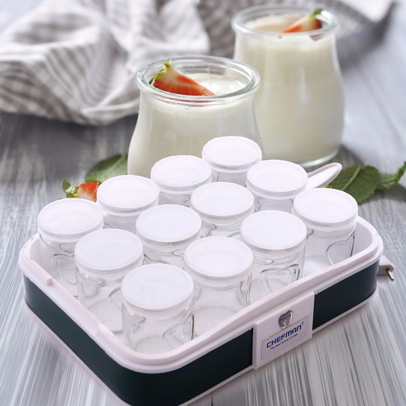 Máy làm sữa chua 15 cốc thủy tinh - 2351