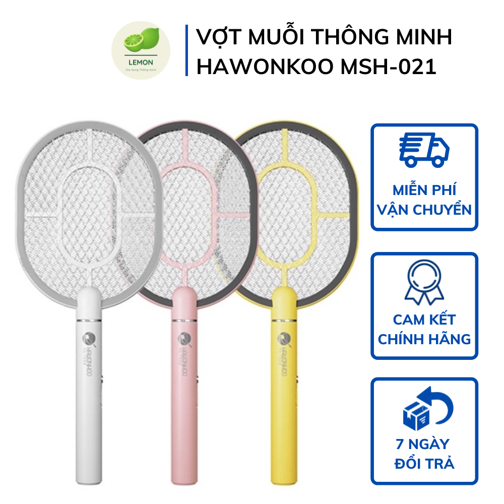 Vợt muỗi hawonkoo msh-021-p-tack-tack - máy bắt muỗi thông minh 3 màu