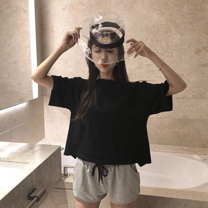 Áo thun croptop nữ tay lỡ nej941