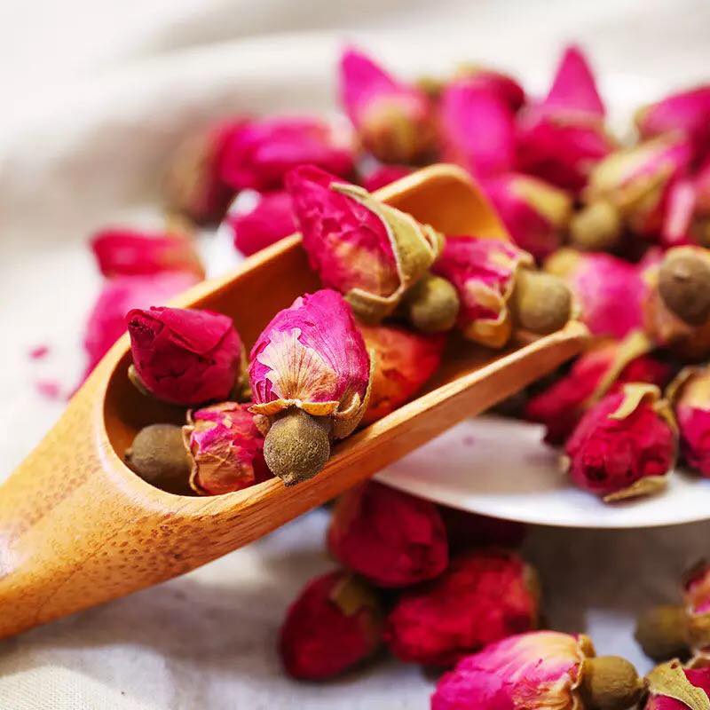 Nụ hoa hồng Đà Lạt sấy khô , trà hoa hồng giúp Đẹp Da,Giảm Stress,Thanh Nhiệt,Thải Độc,Ngủ Ngon