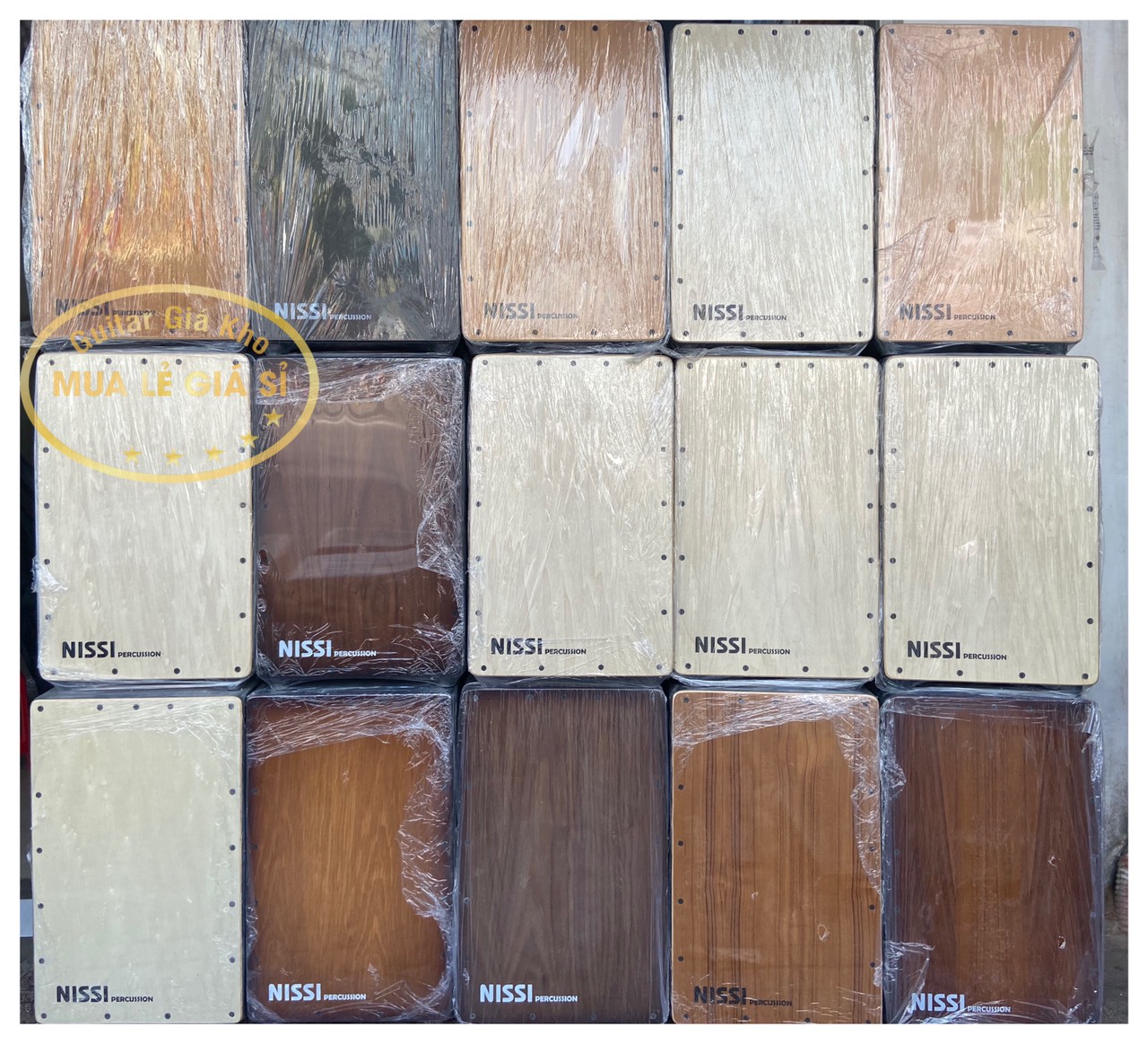 [HCM]Trống Cajon Nissi 478 -  Hàng chất lượng cho người mới tập chơi