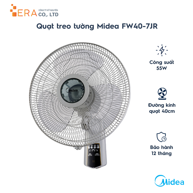 Quạt treo tường midea fw40-7jr