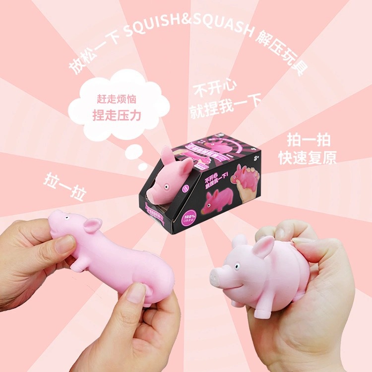 [HOT] đồ chơi 1 chú Heo co giãn giúp xả stress trút giận cực dễ thương và thú vị