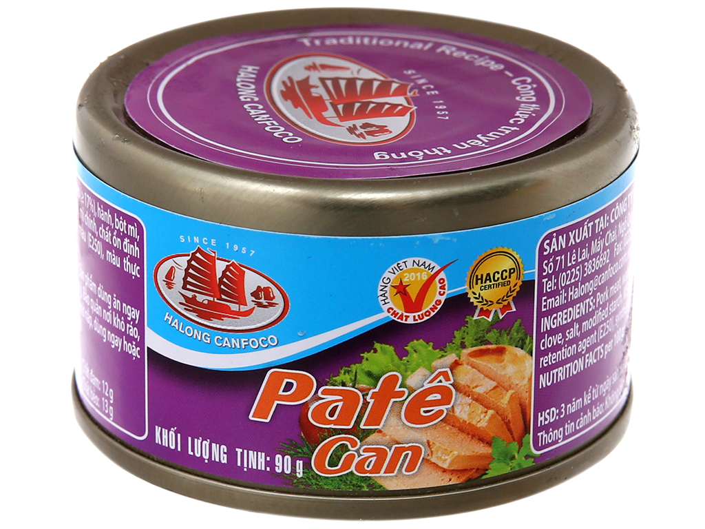 5 hộp pate gan hạ long - 90g