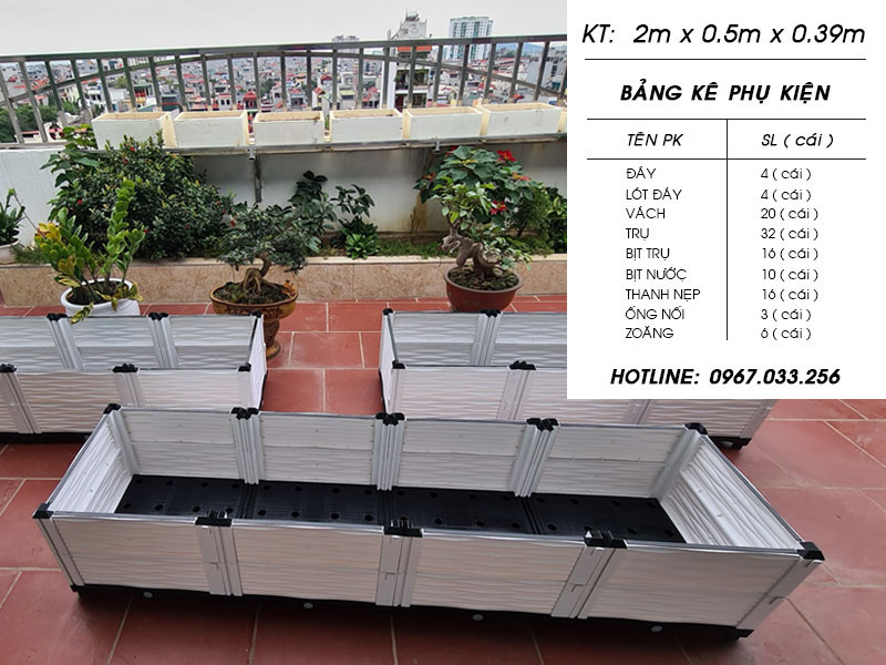 Chậu trồng rau thông minh cm.|Chậu lắp ghép trồng cây ưa chuộng số #1 Việt Nam.