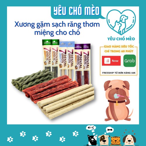 Xương Gặm Sạch Răng Thơm Miệng Cho Chó 7 Dental Effects (15Gr/Cây) Phù Hợp Các Bé Từ 2 Tháng Tuổi