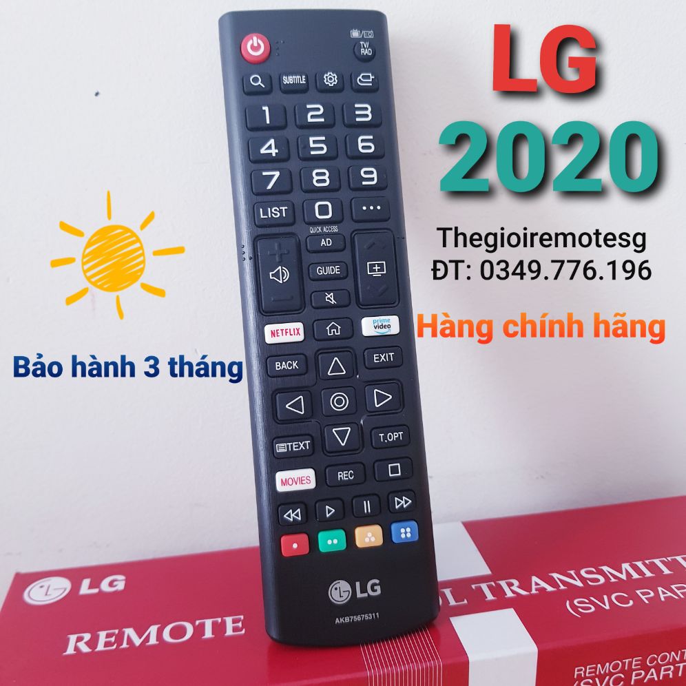 Remote điều khiển tivi LG cơ 2020 chính hãng