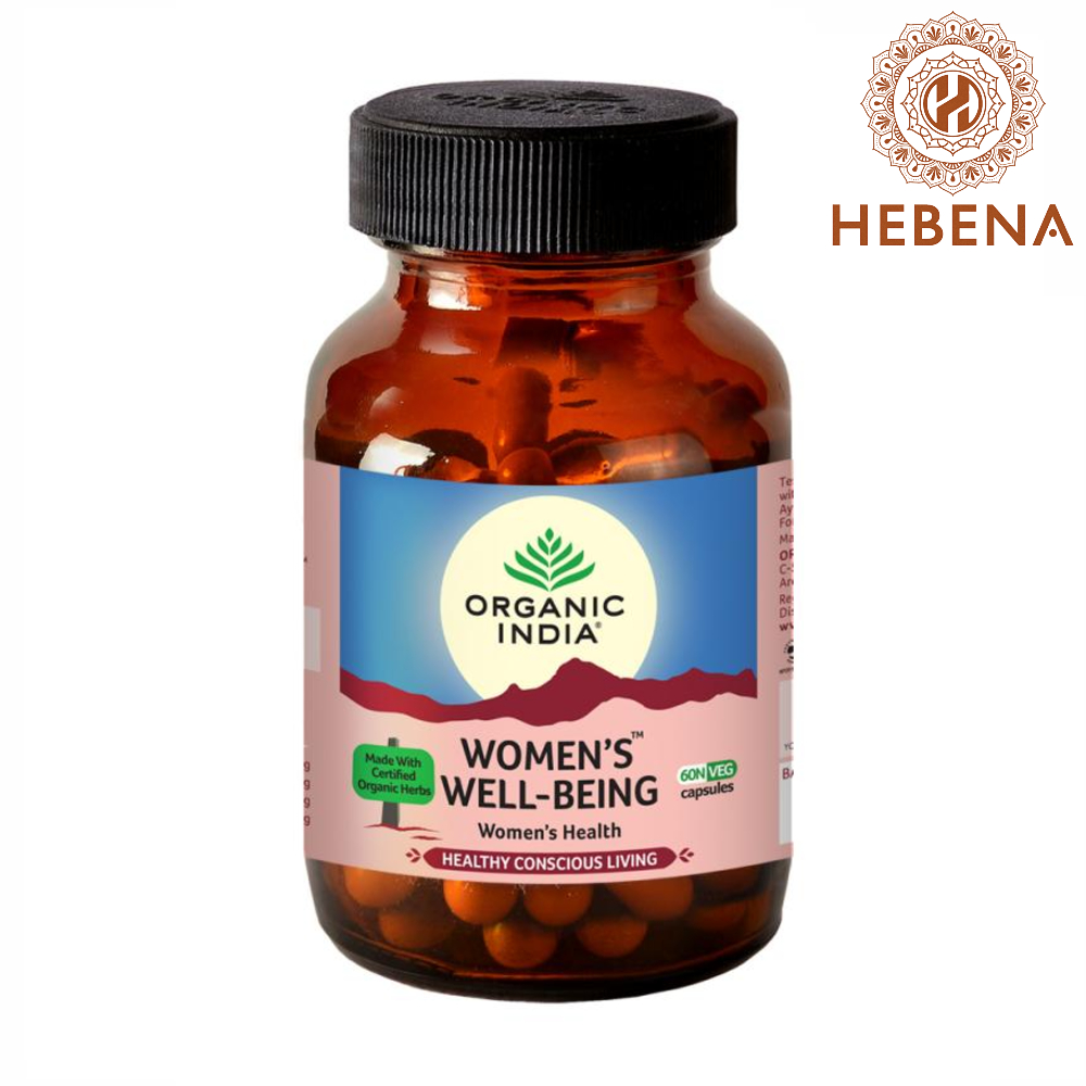 Viên uống điều hòa kinh nguyệt Organic India Womens Well Being (WWB) - hebenastore
