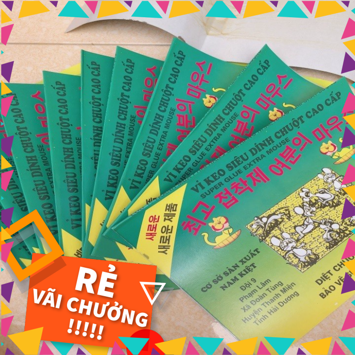 Bẫy chuột vỉ combo 10 vỉ
