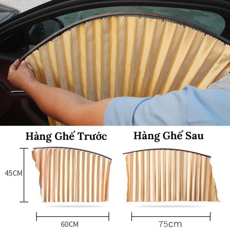 Rèm che nắng ô tô, rèm cửa ô tô - bộ 4 cánh cửa