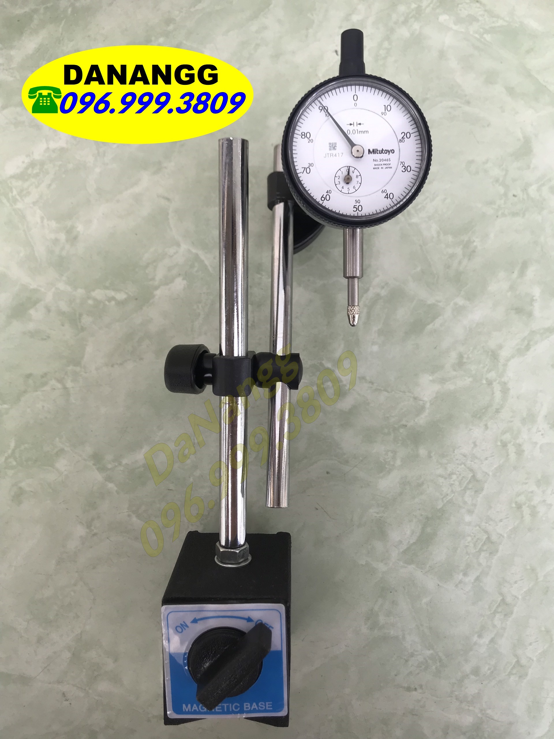 Đế xoay và đồng hồ so Mitutoyo hàng chính hãng