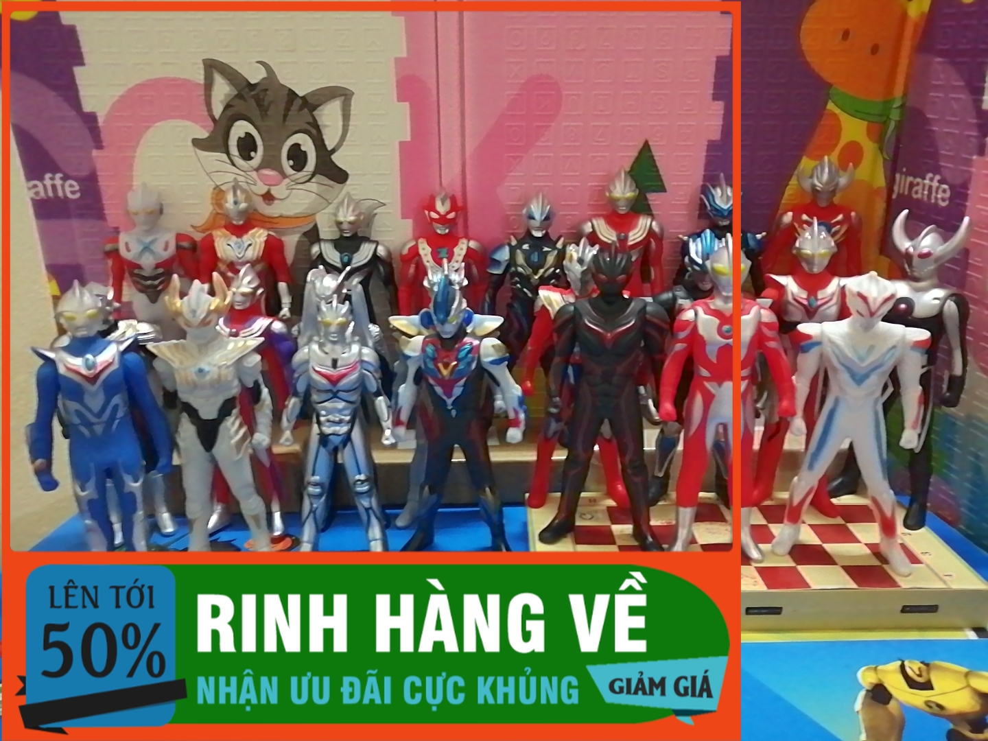 Mô hình Ultraman 23cm Series Phim Ultraman Siêu nhân điện quang
