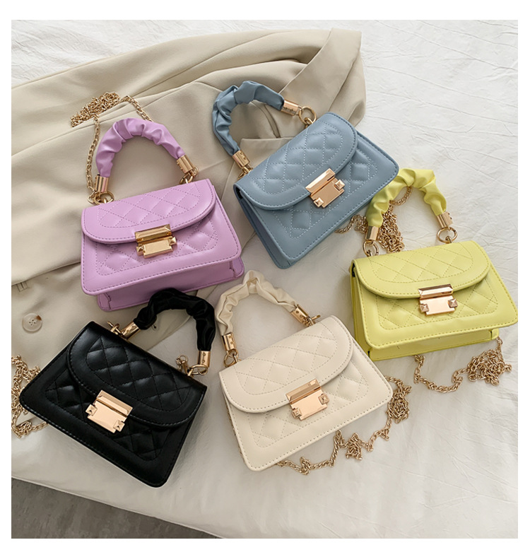 TÚI XÁCH NỮ ĐEO CHÉO KHÓA VUÔNG DA MỀM SIÊU HOT 2020