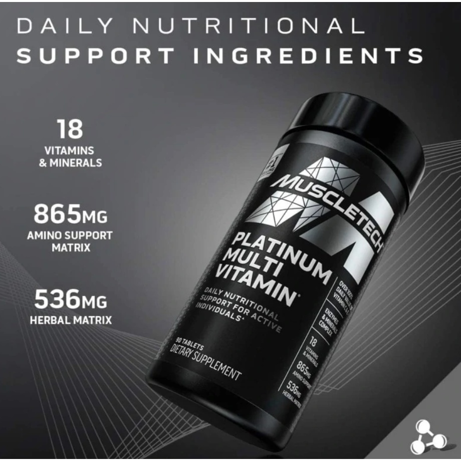 Vitamin Tổng Hợp Cao Cấp Muscletech Platinum Multivitamin 90 Viên