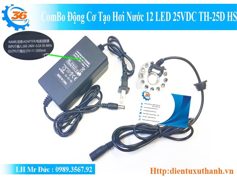 Combo động cơ tạo hơi nước 12 led