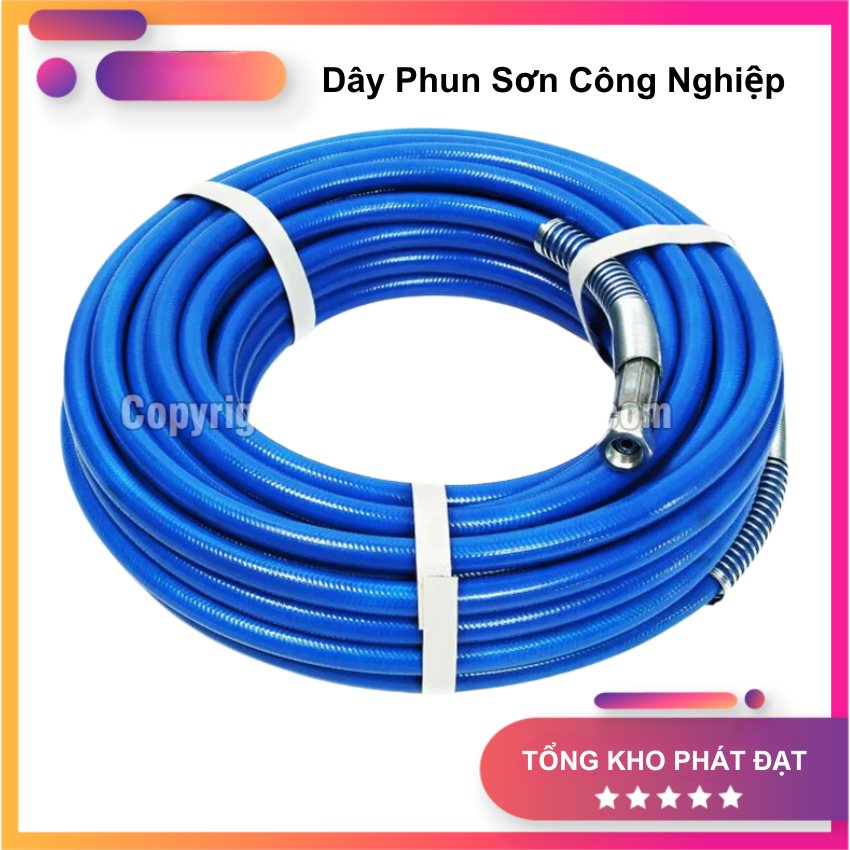 Dây phun sơn công nghiệp khả năng chịu áp lực cao hiệu suất vượt trội