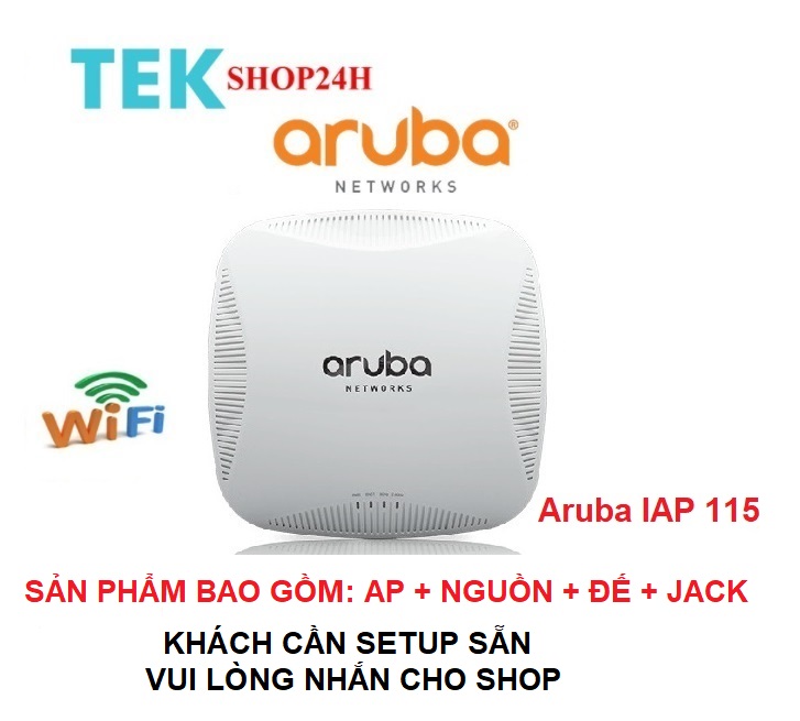 Bộ phát wifi Thiết bị phát Wifi Aruba 115 Hàng qua sử dụng BH 6 Tháng