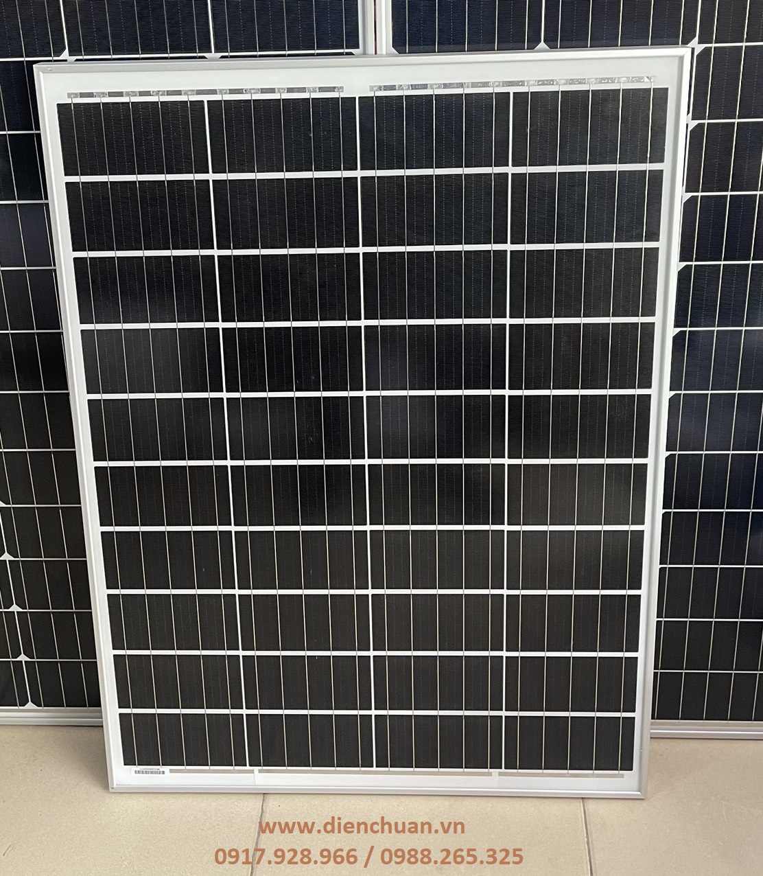 Tấm pin năng lượng mặt trời Mono 100W loại tốt hiệu suất cao Hames HM40M-100W