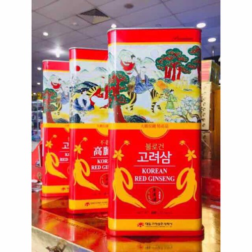 Hồng sâm củ sấy khô daedong hàn quốc loại cao cấp 6 tuổi 75g hàng 2019