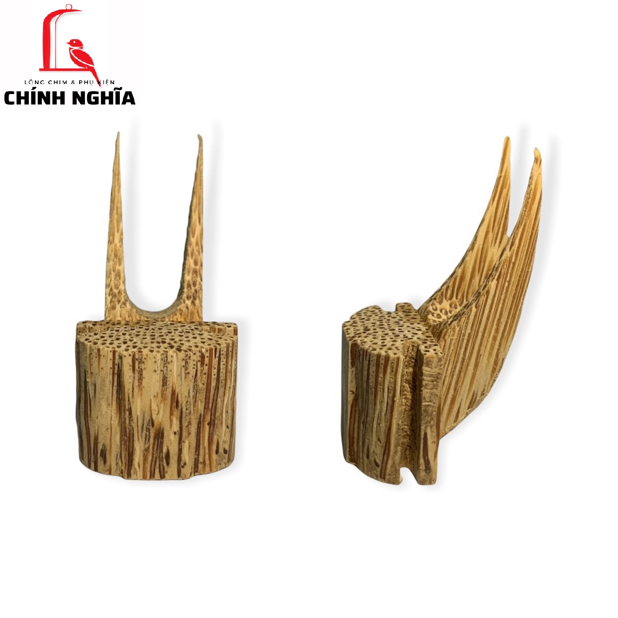 Xiên chuối/ trái cây cho chim bằng tre hàng nét đẹp, xiên chuối tre, xiên trái cây tre [Phụ kiện lồng chim đẹp]