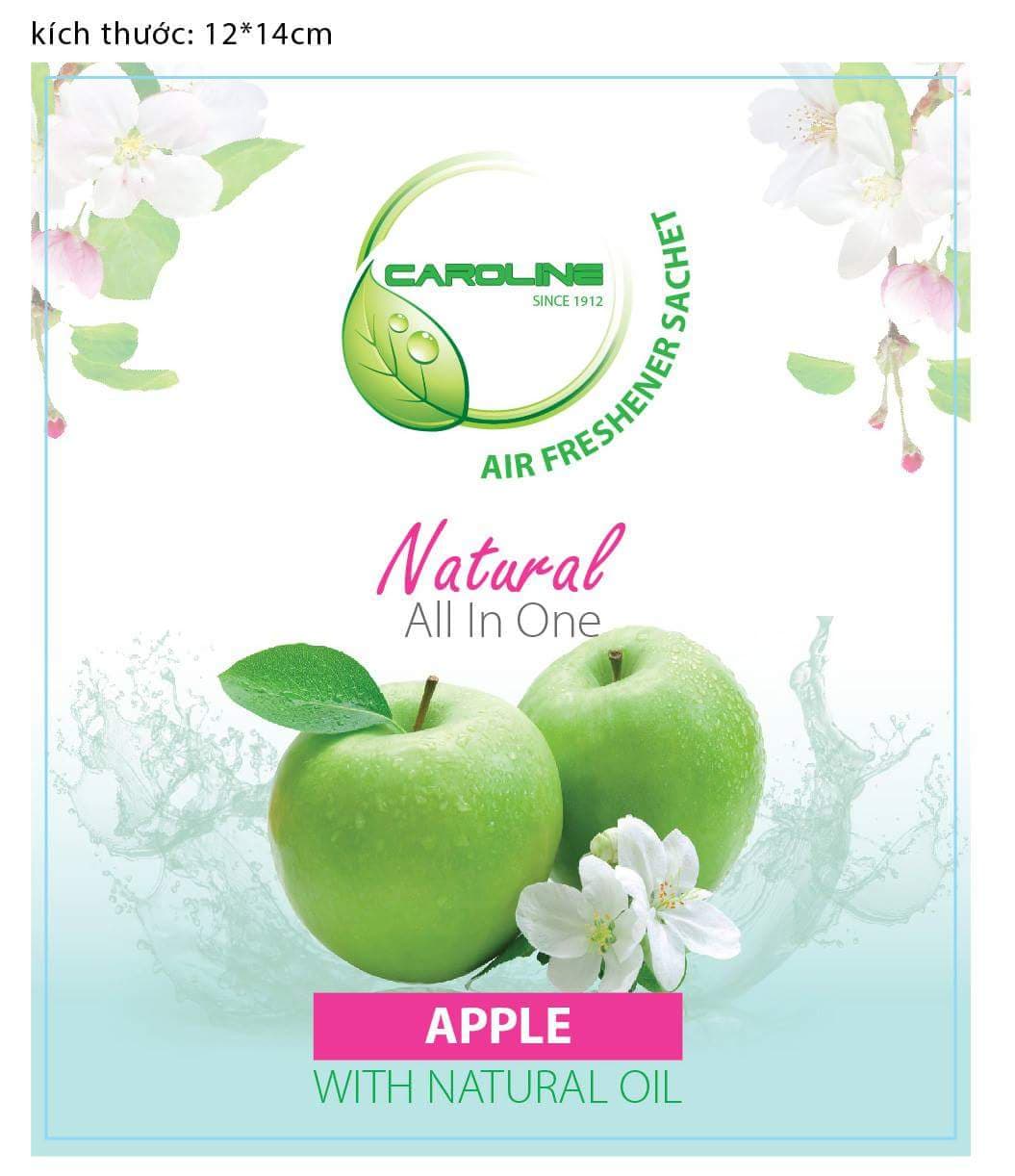 1 Túi thơm tinh dầu Caroline 20g hương táo xanh CRL